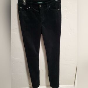 Ralph Lauren Classic Black Straight Leg Pants